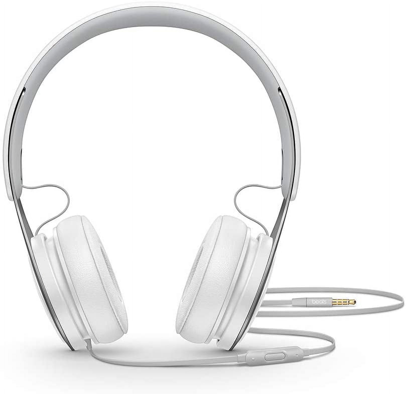 Beats EP Wired On-Ear Headphones (ML9A2ZM/A) - Battery Free for Unlimited Listening, Built in Mic and Controls - (White) - image 3 of 6