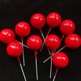 thumbnail image 2 of 20pcs Golden Ball Cake Topper Birthday Party Cupcake Topper for Cake Decor, 2 of 7