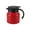 Red, variant on Easeky Portable 316 Stainless Steel Thermal Kettle, Large-Capacity Tea & Coffee Pot with Tea-Water Separation, Smart Temp Display, Insulated Stew Pot for Travel Office Home, 1X Teapot