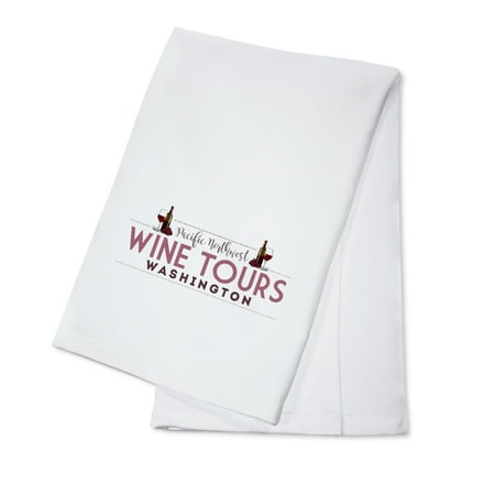 Washington - Pacific Northwest - Wine Tours -  Lantern Press Artwork (100% Cotton Kitchen (Best Sideways Wine Tour)