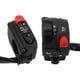 thumbnail image 3 of Par de interruptor de controlador de manillar izquierdo y derecho de motocicleta de 22mm para luz antiniebla de arranque eléctrico de señal de giro de bocina, 3 of 12