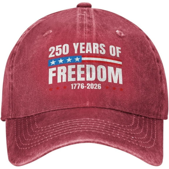 USA 1776 2026 hat 250 Years Freedom 4th of July Hats Denim Baseball Cap