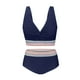 thumbnail image 5 of Conjunto de Bikini de Cintura Alta para Mujeres Control Del Estómago de Cintura Alta de Dos Piezas Nudo Cortado Traje de Baño Nylon Spandex, Conjunto de Bikini Sexy para la Playa, 5 of 8