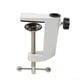 thumbnail image 1 of White Aluminum Desk Clamp, Designed to Securely Hold Microphone Stands and Accessories, 1 of 5
