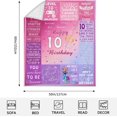 thumbnail image 5 of 18th Birthday Gifts for Girls, 18th Birthday Gift Idea for Daughter Sister, 18 Year Old Blanket for Girls, Birthday Gifts for 18 Years Old Girl, 18th Birthday Pink Throw Blanket Decor 60"x50", 5 of 6