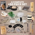 thumbnail image 5 of CraftZee Sourdough Starter Kit with 3.5 qt Enamel Dutch Oven, Proofing Baskets, Scale and Bread Baking Tools for Homemade Loaf Baking, 5 of 8