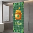 thumbnail image 4 of St Patricks Day Window Privacy Film, Gold Coin Green Shamrock Spring Watercolor Plaid Static Cling UV Sun Blocking Tint Film Heat Control Windows Films for Bedroom Bathroom, Window Stickers 23.6"x59", 4 of 8
