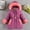 Purple, variant on NAISIBABY Girls Puffer Jacket, Thicken Warm Plush Hoode Elastic Waist Winter Mid-Long Coat Purple 5-6T