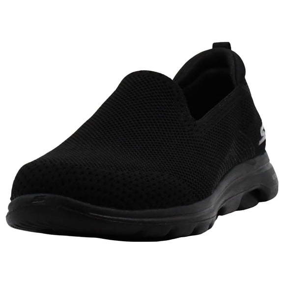 Skechers Walking Shoes for Women Go Walk 5 Prized Slip on Shoes Breathable Knit Upper Cushioned Insole Lightweight Outsole Casual Athletic Sneakers