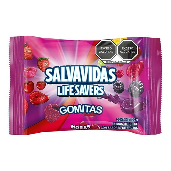 Gomitas Life Savers salvavidas moras 56 g