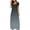 Light Blue, variant on Kmonabie Women Maxi Dresses Boho Beach Sundress Round Neck Short Sleeve Loose Casual Flowy Vacation Travel Dress with Pockets, Light Blue M