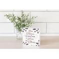 thumbnail image 2 of Home Blend Love Chaos Almond Floral 5 x 5 Wood Tabletop Sign Plaque, 2 of 4