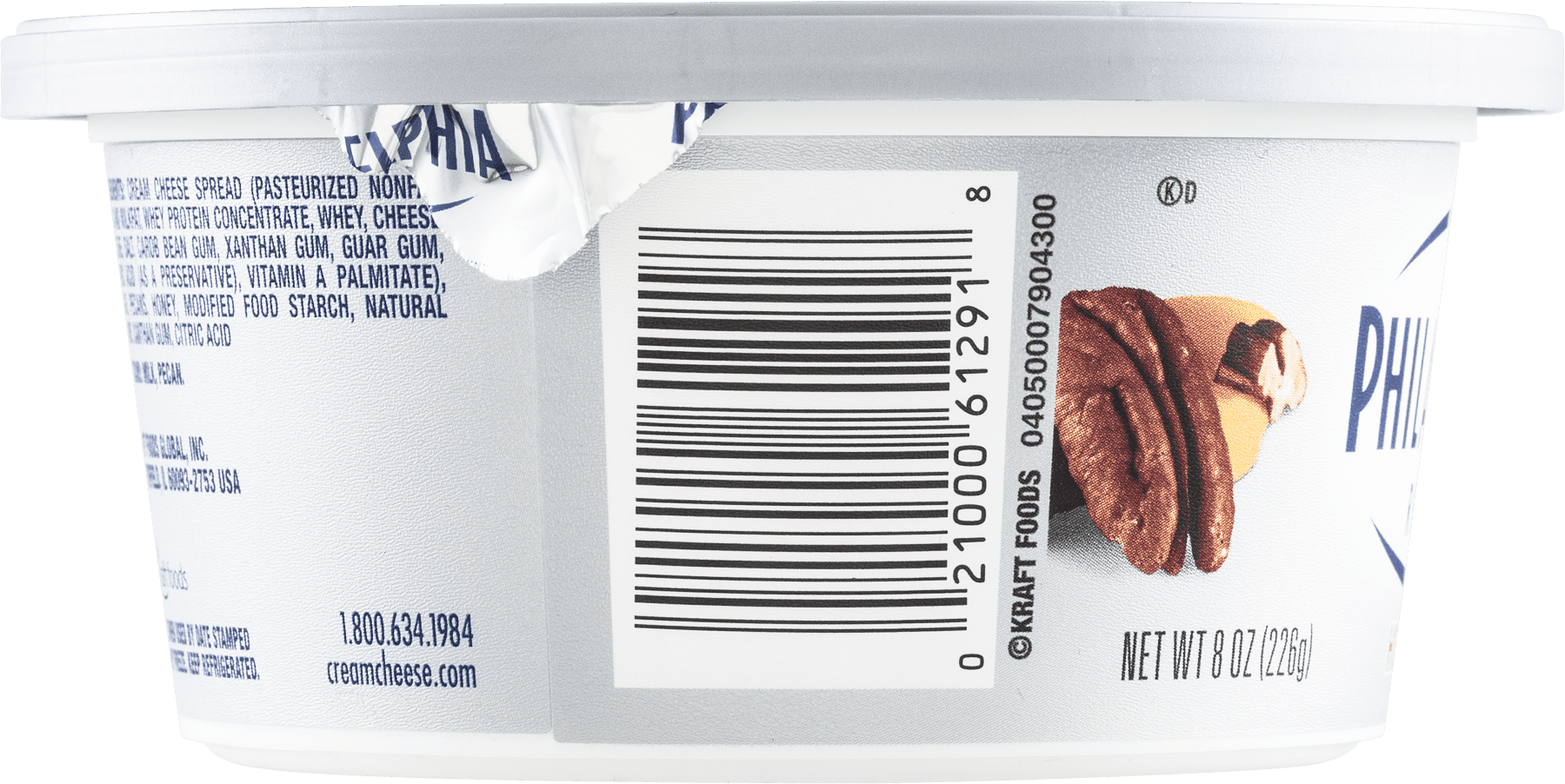 Kraft Philadelphia Honey Nut Cream Cheese Spread, 8 Oz.