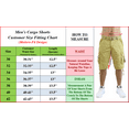 thumbnail image 5 of Men's Belted Cargo Shorts 100% Cotton Distressed Washed Style, 5 of 5