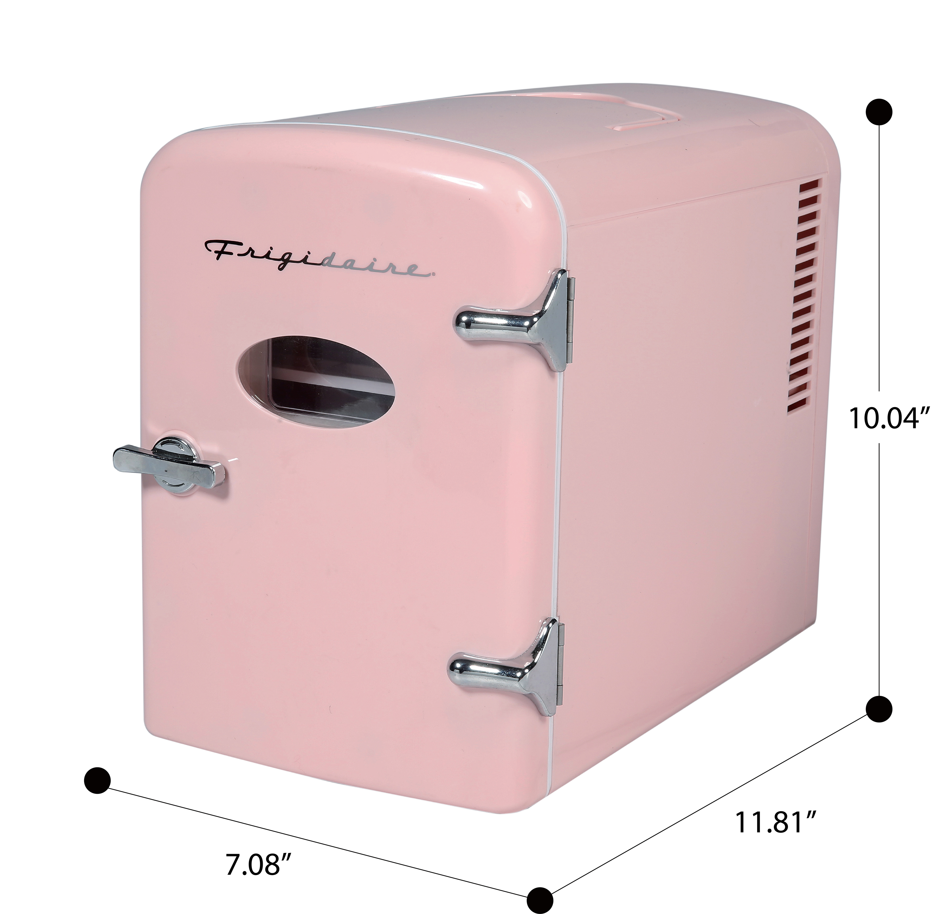 Frigidaire Portable Retro Extra Large 9-Can Capacity Mini Cooler, EFMIS175, Pink - image 2 of 10