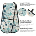 thumbnail image 4 of Dailycode Double Sided Oven Mitt with Loop Heat Resistant Kitchen Long Potholders 7" x 35" Coconut Tree Ball Swimwear, 4 of 6