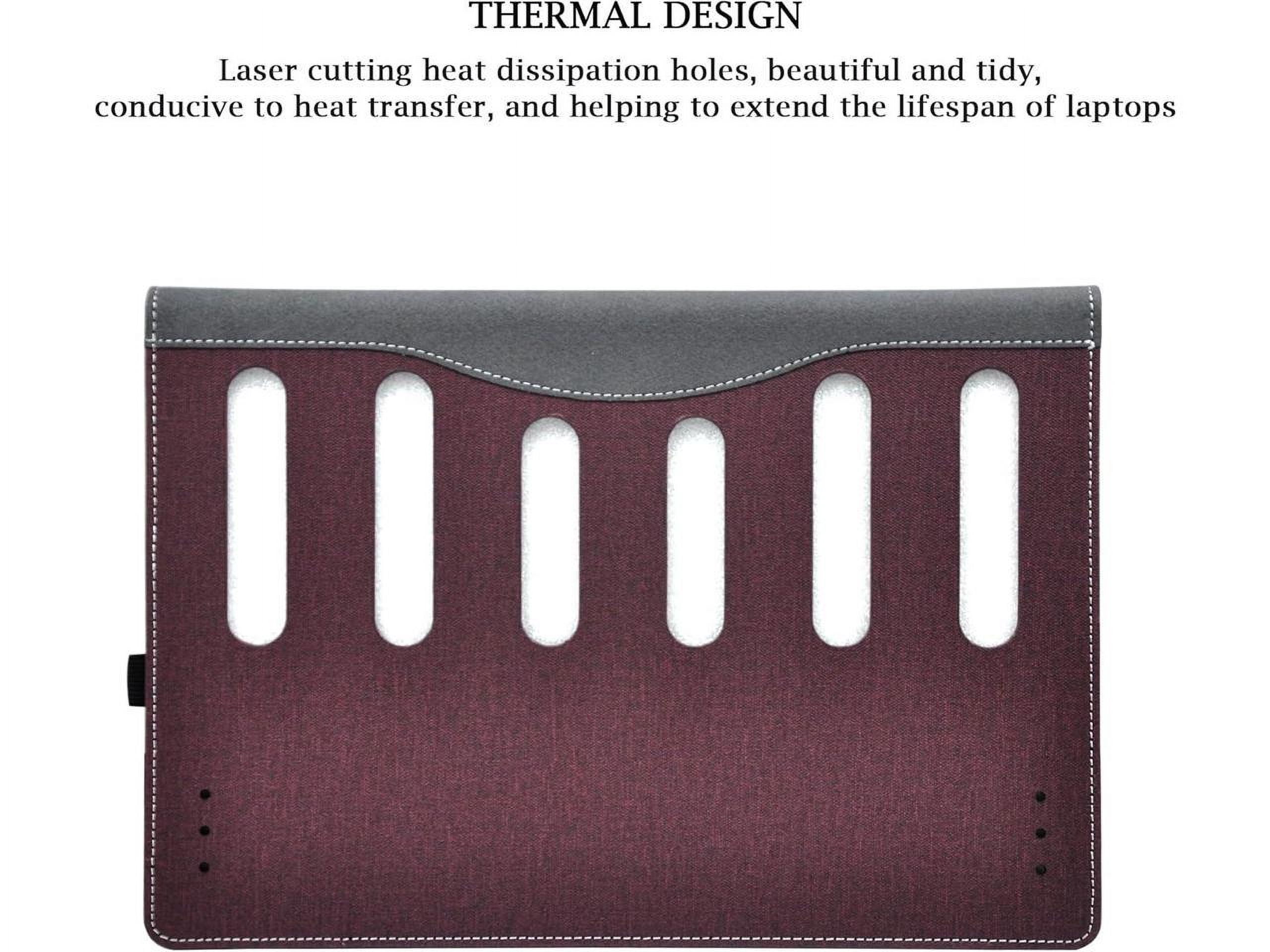 Laptop Case Cover for 13.3 inch HP EliteBook 630 G9 G10 & for HP Probook 630 G8 Notebook PC Sleeve,Detachable PU Leather Protective Bag Accessory