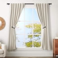 thumbnail image 3 of Shiyou-retenues de Rideaux, Attaches Décoratives pour Rideaux Muraux Noirs Petits avec Embouts Ronds (1 Paire/2 Pack), 3 of 4