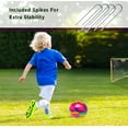 thumbnail image 6 of Morvat Rainbow Soccer Goal Net Set for Kids, Indoors & Outdoors, 6 of 7