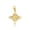 Yellow, variant on 10k Yellow Gold Irish Celtic Cross Trinity Knot Pendant / Necklace (16 Inches)