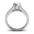 thumbnail image 4 of SuperJeweler 1 1/2 Carat Classic Lab Grown Diamond Engagement Ring In 14K White Gold For Women, 4 of 4