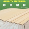 thumbnail image 3 of Hojas de Madera de Tilo Uxcell 12 x 18 x 1/8 Pulgadas Paneles de Madera Livianos/Duraderos para Pintura, Casa de Muñecas, 6 Pcs, 3 of 7
