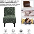 thumbnail image 4 of Armless Chair Slipcover Removable Armless Chair Cover Printed Armless Accent Chair Covers Washable Slipper Chair Slipcovers Furniture Protector Covers for Extra Large Armless Accent Chair, 4 of 8