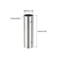 thumbnail image 2 of Uxcell 2-Way 100mm L 304 Stainless Steel Rail Pipe Fitting Brushed for 25mm/1" OD, 2 of 5