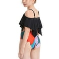 thumbnail image 5 of Nituyy Mommy and Me Two Piece Swimwear Family Matching Swimsuit, 5 of 5