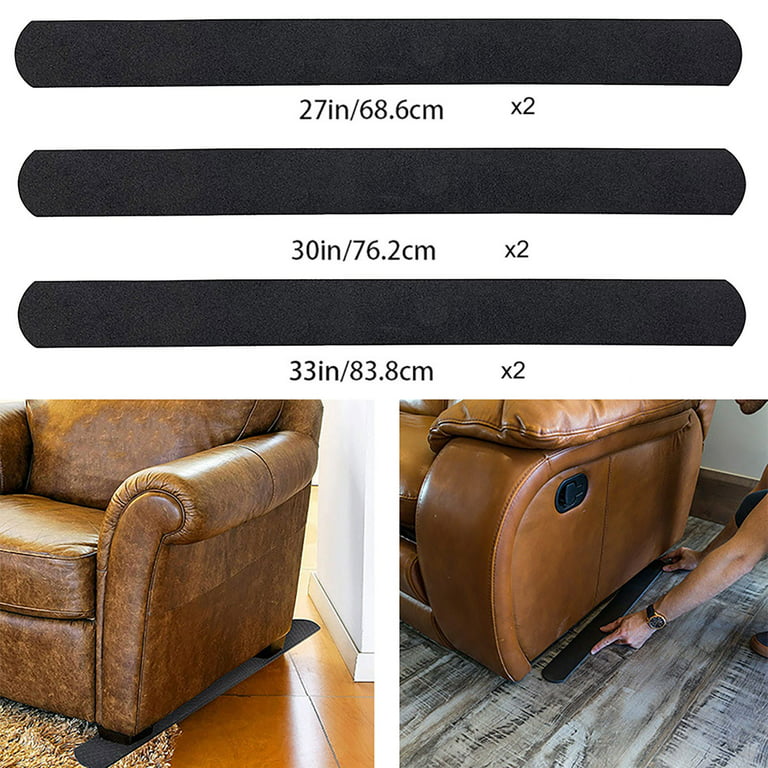2 Pack Anti-Slip Furniture Rail Pads for Recliner for  Recliners,Sofa,couches,Chairs Furniture Grippers for Hardwood, Carpet,  Marble Floor
