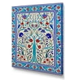 thumbnail image 2 of Designart "Moroccan Door in Blue Tiles III" Geometric Canvas Wall Art - Modern Blue Abstract Tile Living Room Canvas Art, 2 of 6