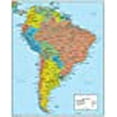 thumbnail image 3 of Swiftmaps South America Wall Map GeoPolitical Edition (36x44 Laminated), 3 of 5