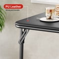 thumbnail image 4 of DSstyles 4 Player Folding Card Table, Card Tables with Folding Legs, Square Folding Table for Dining&Living&Game Room, Office, Camping, Only Table, Black, 4 of 9