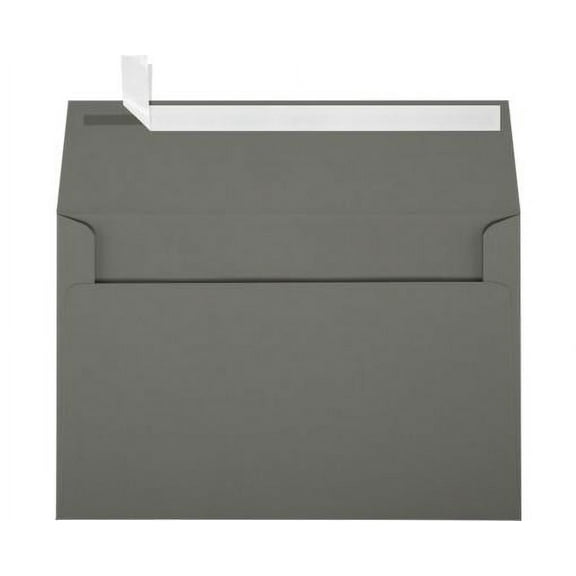 LUXPaper A9 Invitation Envelope, (5 3/4 x 8 3/4), Smoke, 50/Pack