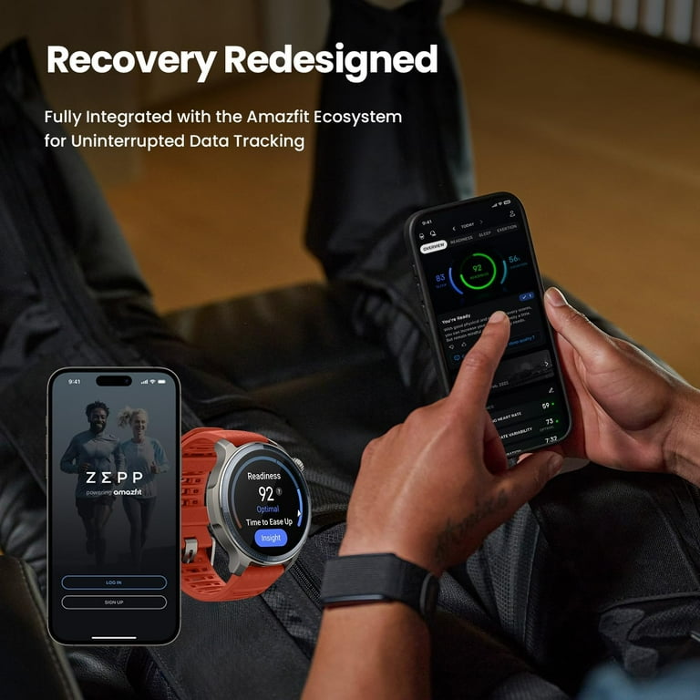 Amazfit Helio Strap Fitness Tracker Wristband, 24/7 Activity