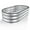 Sliver, variant on Raised Garden Bed, Outdoor Galvanized Planter Boxes, Beds with Metal Plant Stakes, Large Stock Tank, for Vegetables 4×2×1ft