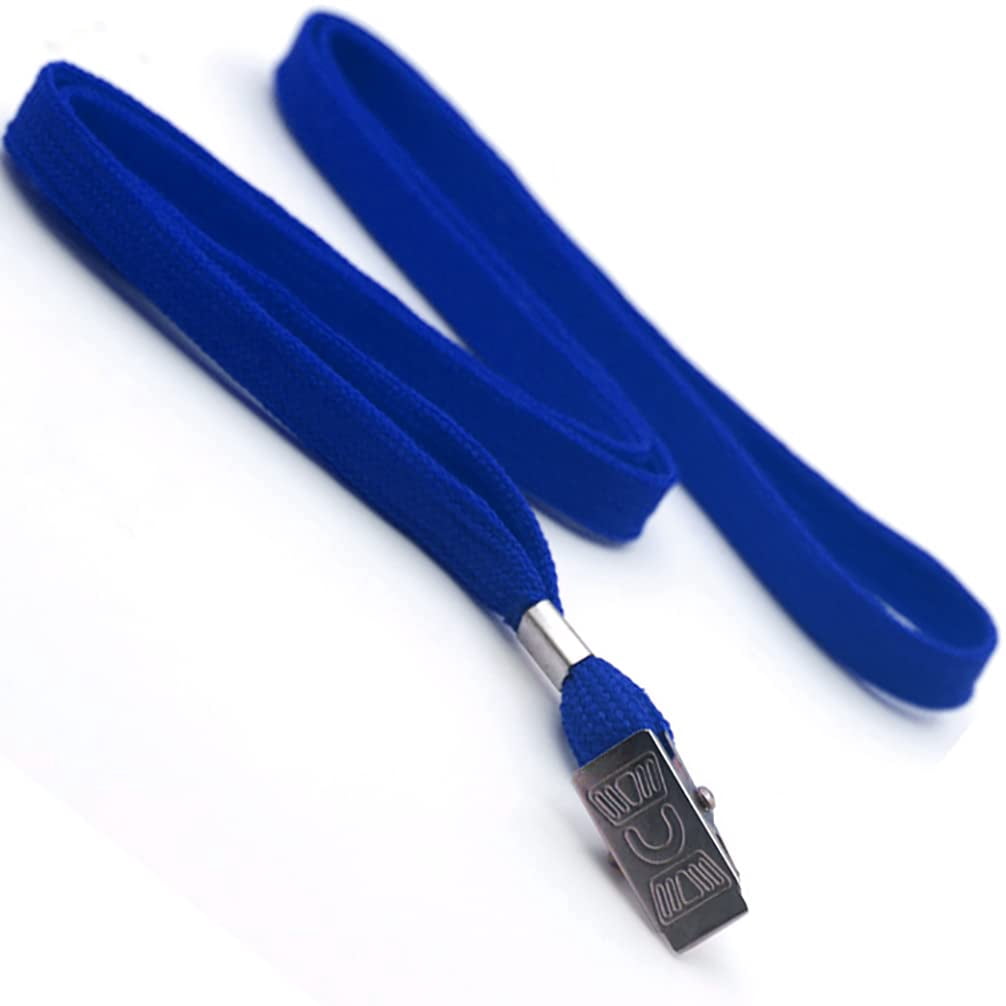 Badge Lanyards Neck Bulk Cruise Blue Lanyard With Clip For Id Card Name Tags Holders (blue  50 Pack)