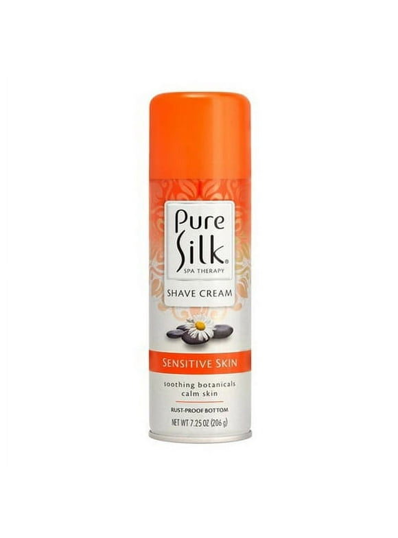 Spa Therapy Shave Cream for Women by Pure Silk, Soothing botanicals Calm Skin, 7.25 Oz, 6 Pack