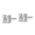 thumbnail image 2 of Auriga Fine Jewelry 14K White Gold 1 cttw Round Lab Grown Diamond Stud Earrings for Women (Clarity- VS, Color-D-F), 2 of 5