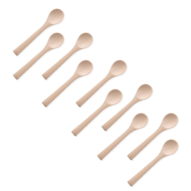 Injueey Cucharas pequeñas de de 10 piezas, utensilios para niños, herramientas de comedor, utensilios para Bar, cucharadita, condimentos de Mostrada tipo 9