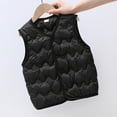 thumbnail image 3 of Toddler Girls Boys Winter Puffer Vest Lightweight Sleeveless Warm Padded Vest Cute High Neck Vest Down Puffer Vest Fall Winter Outfit Outwear for Toddler Baby Boys Girls 8-9 Years, 3 of 4