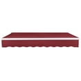 thumbnail image 5 of Awntech 24' x 10' Maui Left Motor Left Motorized Patio Retractable Awning, Burgundy, 5 of 6