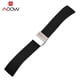 thumbnail image 1 of 14 Mm 16 18 20 22 24 Silicona Suave Liberación Rápida Correa De Reloj De Alta Calidad Hebilla De Mariposa Pulsera Accesorios, 1 of 4