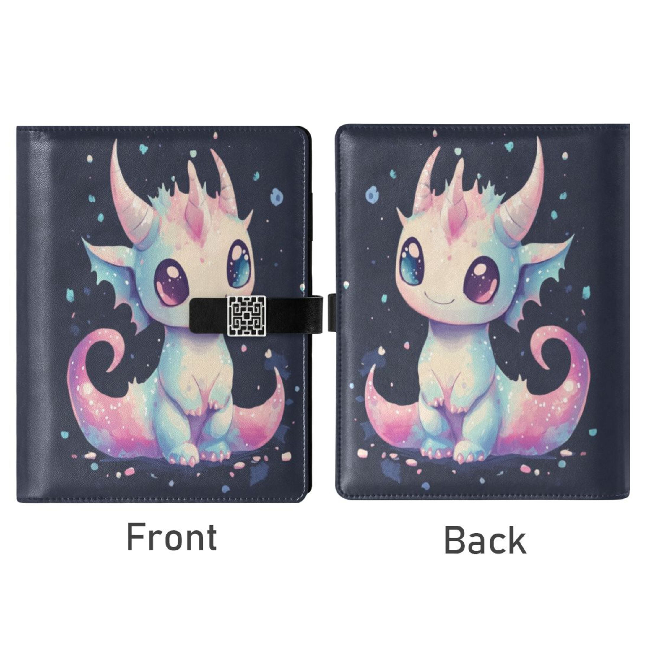 Leather Planner Leather Notebook Notebook Journal Binder Design Pen Pocket Design Convenient for Storage Adorable Dragon