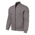 thumbnail image 2 of JTieacloth Mens Casual Jackets Mens Casual Jacquard Jackets Color Block Lightweight Jacket Fashion Zipper Coat With Pockets(Yellow,XL), 2 of 4