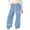 C-Light Blue596, variant on DHFJKG Sweatpants For Girls Bowknot Wide Straight Leg Loose Fit Pants Elastic Waist Drawstring Jogger Pants Lightweight Athleisure Cozy Trousers