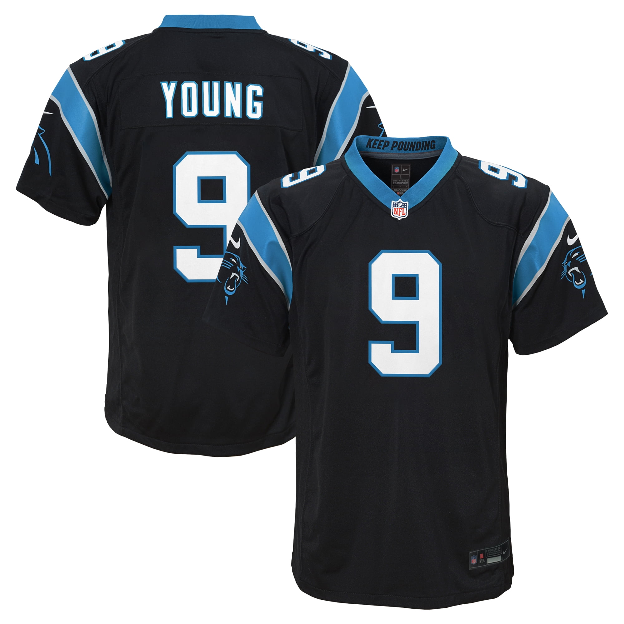 Youth Nike Bryce Young Black Carolina Panthers 2023 NFL Draft First ...
