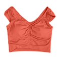 thumbnail image 5 of Sujetador deportivo largo acolchado para mujer - Top de entrenamiento de yoga con aberturas, camiseta sin mangas con tirantes para gimnasio, 5 of 5