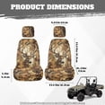 thumbnail image 6 of KUIFORTI Deer Head UTV Seat Covers Elastic Fabrics Seats Cover for UTV Polyester Rhino Accessories Bucket Seat Cover Compatible with Yamaha Rhino 700 660 450 2004-2021, 6 of 6