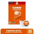 thumbnail image 3 of Dunkin’ Pumpkin Spice Artificially Flavored Coffee, Keurig K Cup Pods, 22 Count Box, 3 of 14